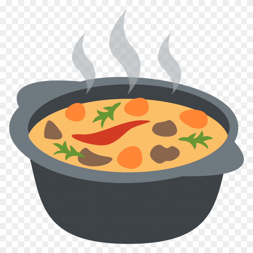 1878x1877 Open Hot Pot Emoji, Bowl, Meal, Food Descargar Hd Png