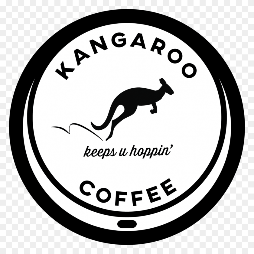 1024x1024 Open Hours Kangaroo Coffee Logo, Mammal, Animal, Wallaby HD PNG Download
