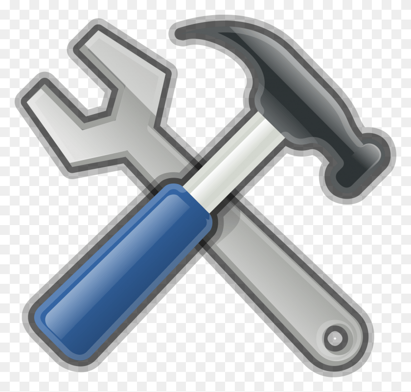 2351x2236 Open In Media Viewerconfiguration Spanner Clipart, Hammer, Tool, Sink Faucet HD PNG Download