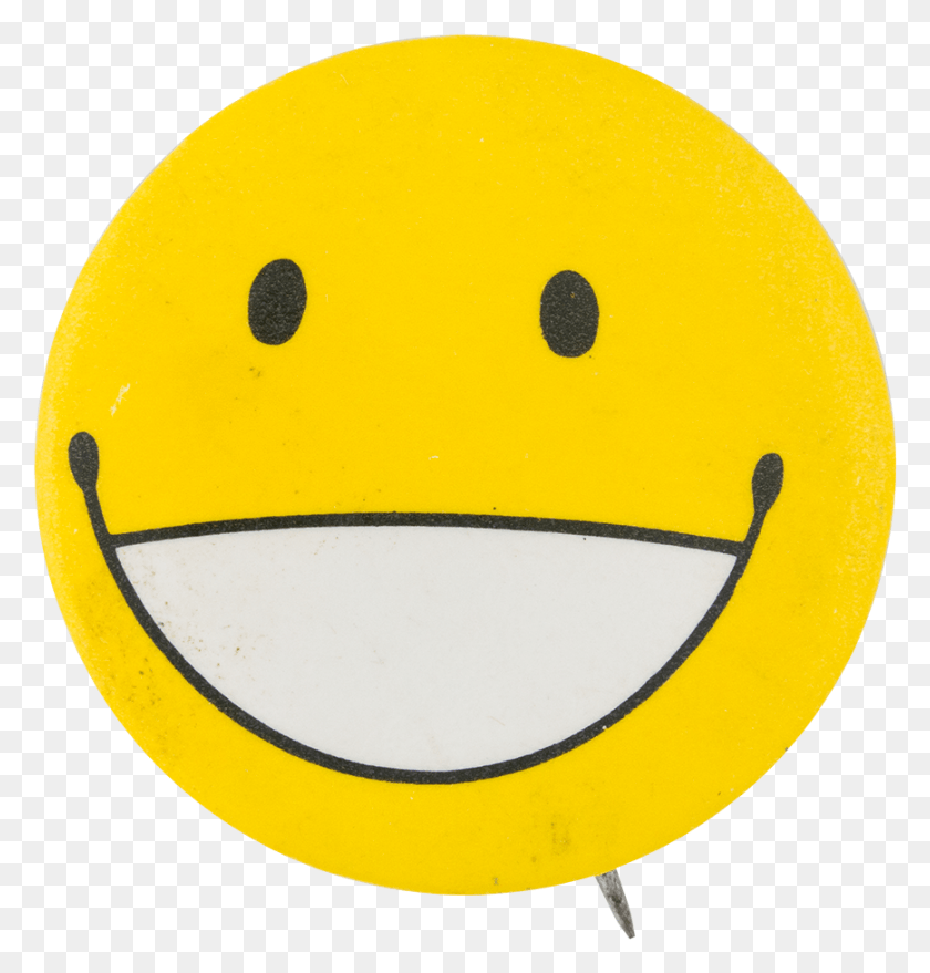 869x913 Open Mouth Yellow Smiley Smileys Button Museum, Egg, Food, Symbol HD PNG Download