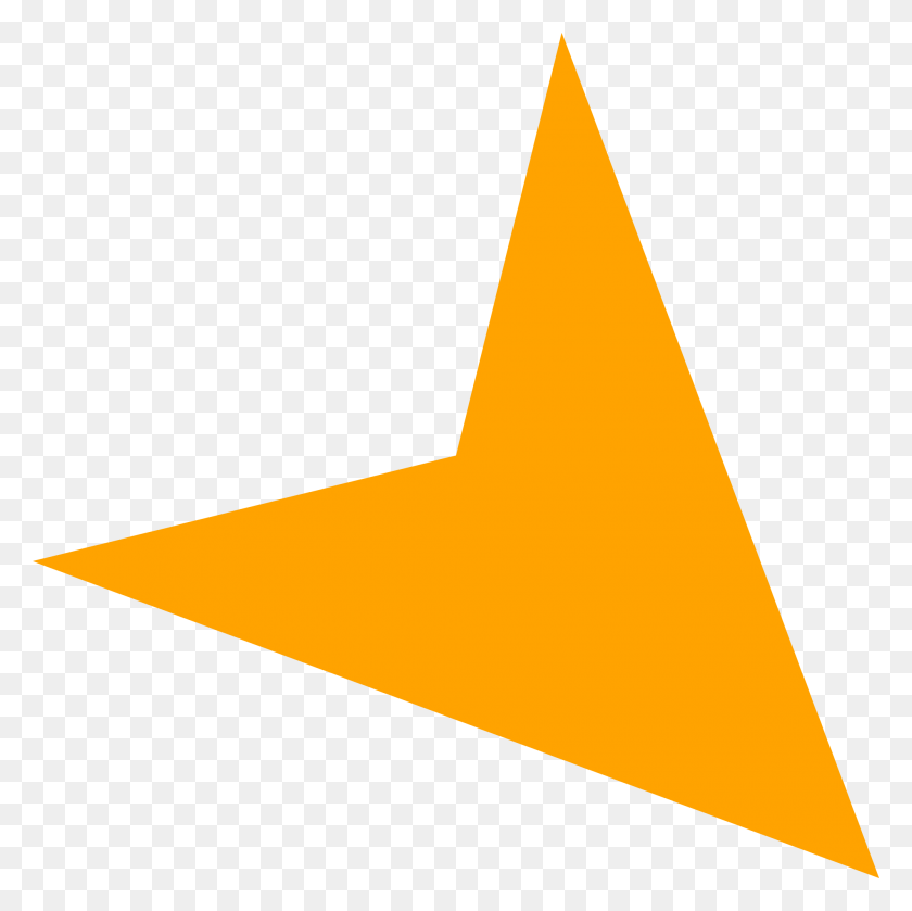 2000x2000 Открытая Оранжевая Стрелка, Треугольник, Молоток, Инструмент Hd Png Скачать