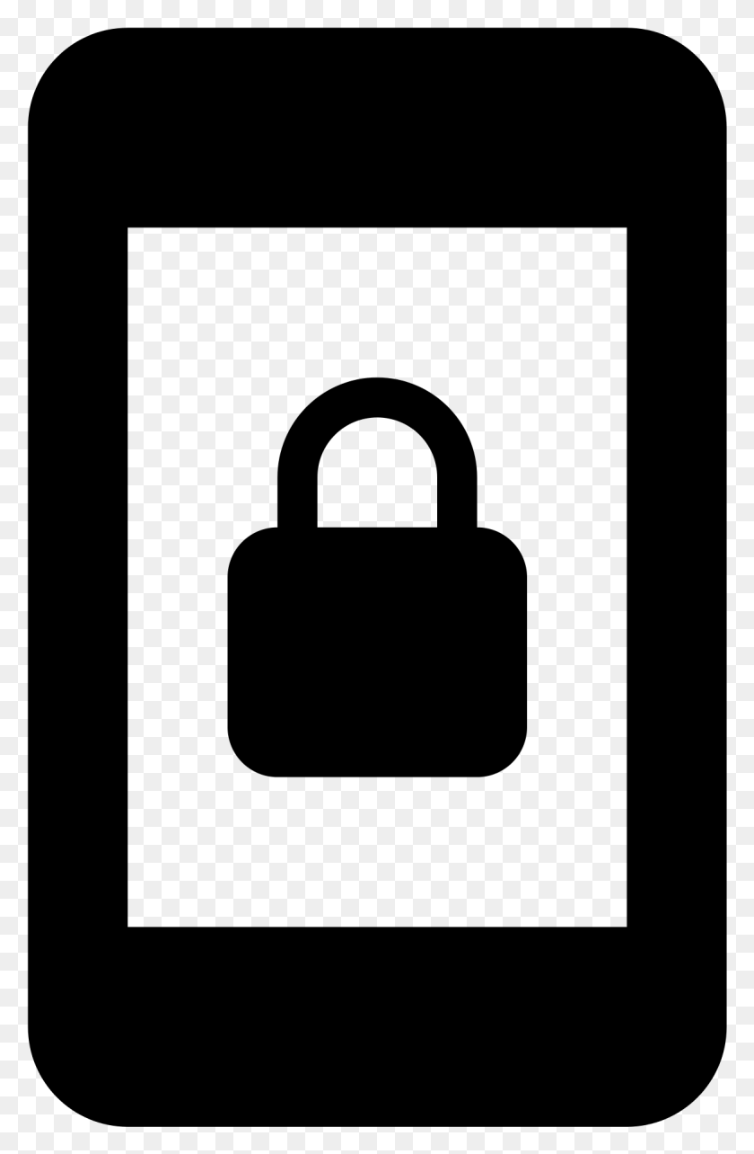 1169x1835 Open Phone Padlock Svg, Gray, World Of Warcraft HD PNG Download
