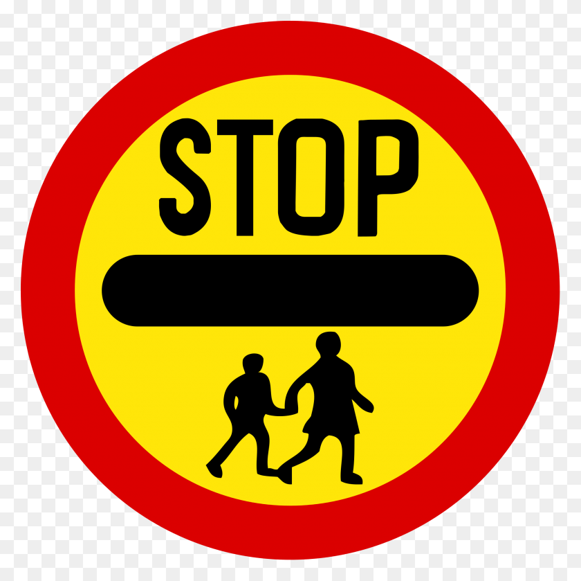 2000x2000 Open Road Safety Stop Sign, Person, Human, Symbol HD PNG Download