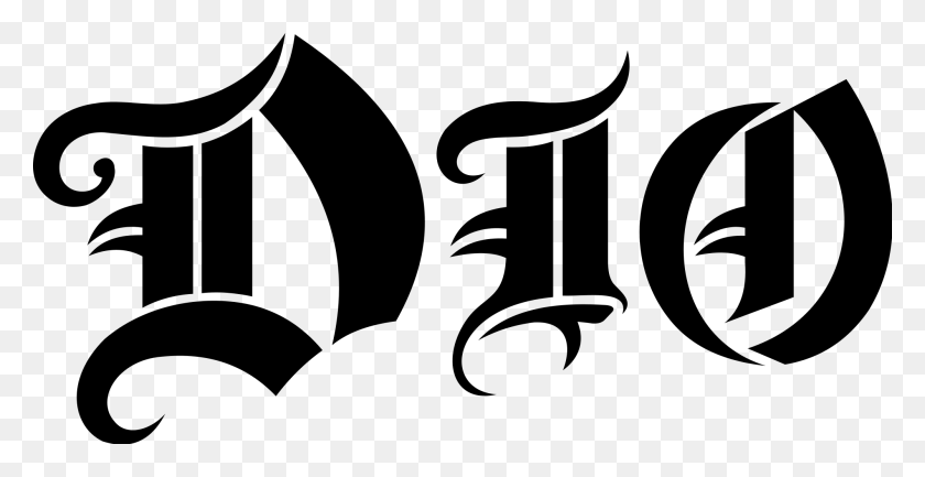 2000x957 Open Ronnie James Dio Logo, Gray, World Of Warcraft HD PNG Download