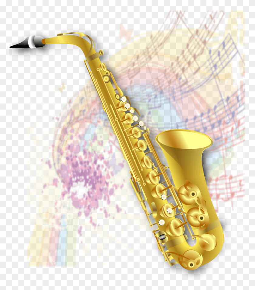 1855x2125 Descargar Png / Saxofón Abierto Png