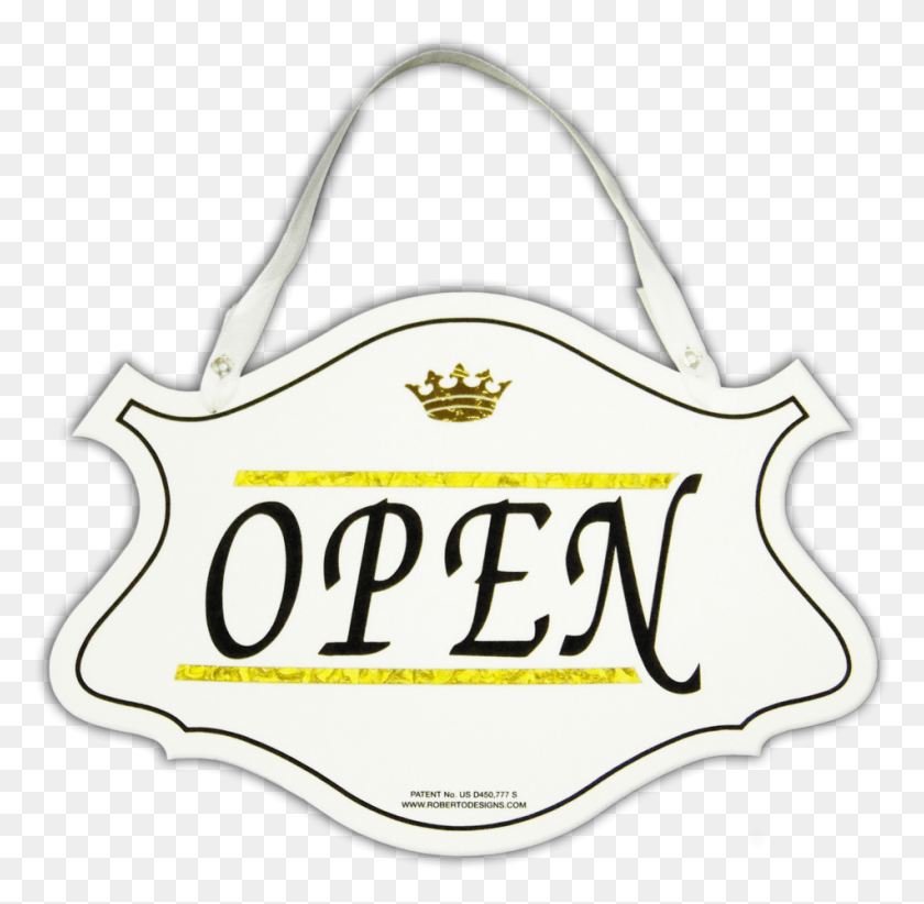 951x930 Open Sign, Text, Bag, Baseball Cap HD PNG Download