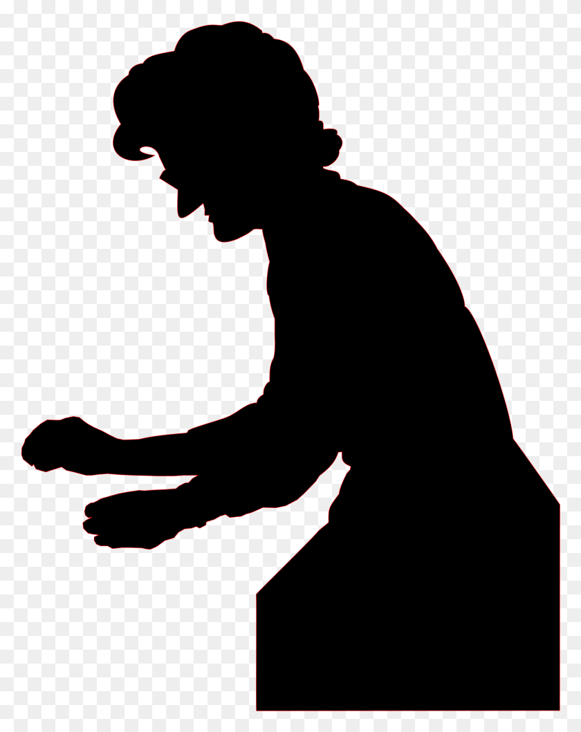 1670x2140 Open Silhouette, Person, Human, Kneeling HD PNG Download
