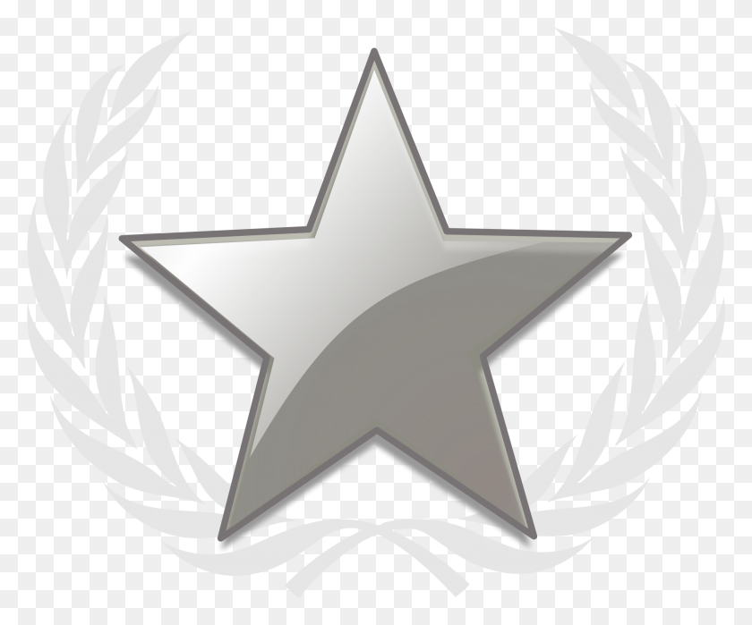 1887x1546 Open Star Laurel Wreath, Symbol, Emblem, Star Symbol HD PNG Download