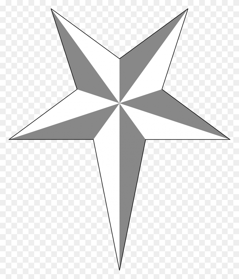 2000x2353 Png Символ Открытой Звезды, Символ Звезды, Крест Hd Png Скачать