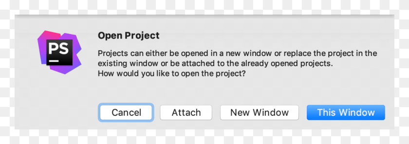 1050x319 Open The Project In The Current Window New Window Phpstorm, Text, Number HD PNG Download