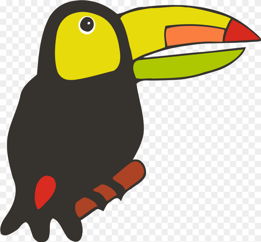 Open Toucan Svg, Animal, Beak, Bird Clipart PNG