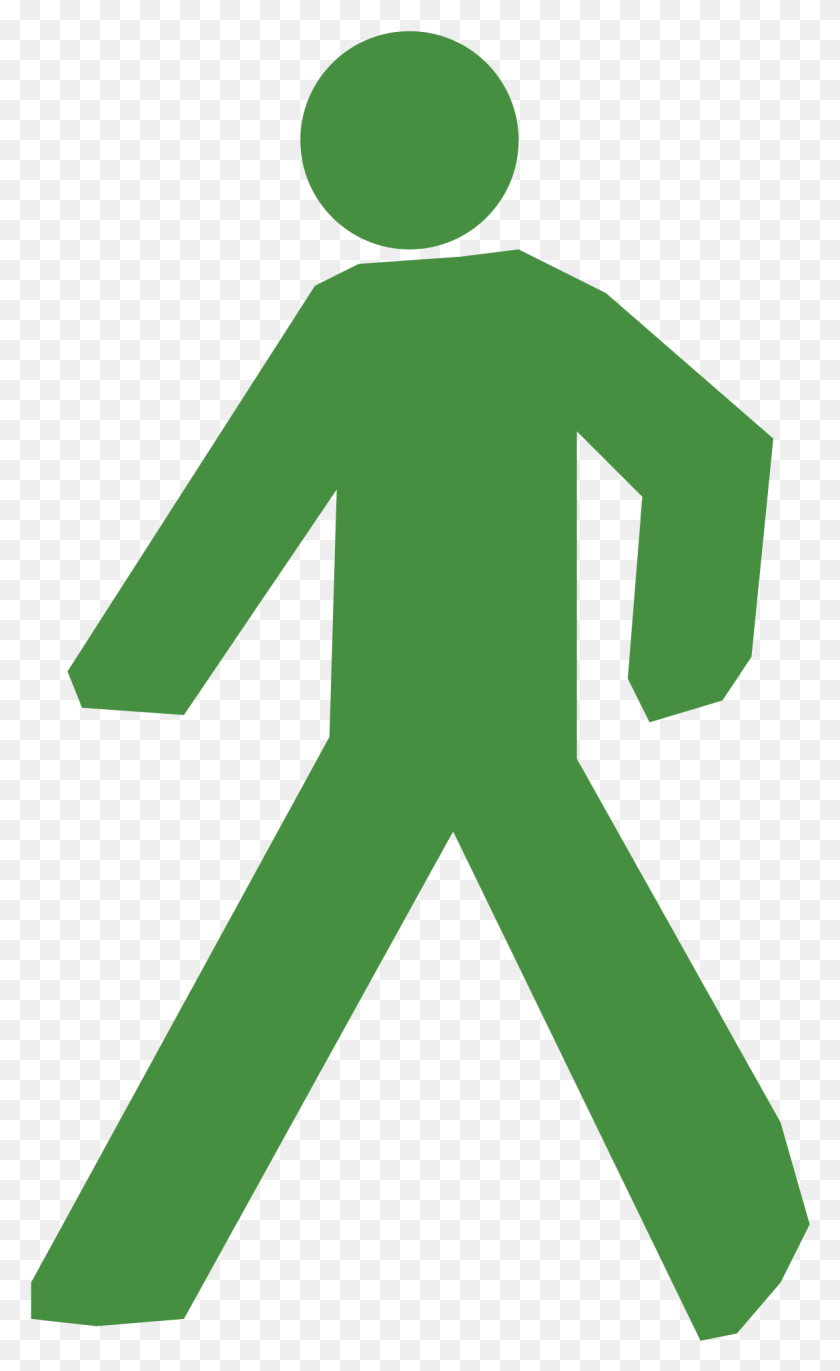 1169x1965 Open Walk Icon Red, Pedestrian, Symbol, Sign HD PNG Download