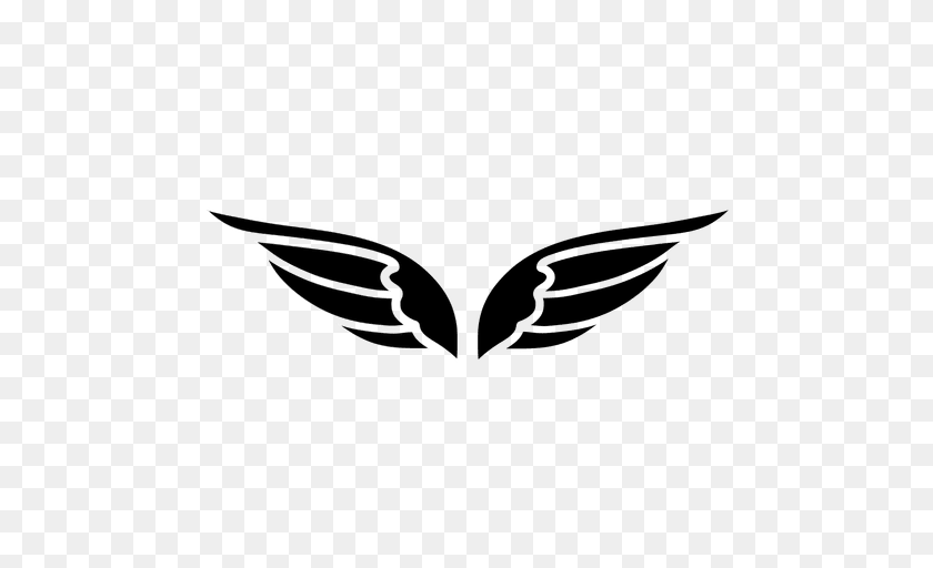512x512 Open Wings, Logo, Emblem, Symbol Clipart PNG