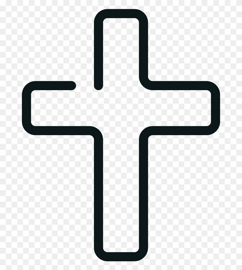 689x877 Open Worship Icon, Symbol, Cross, Text HD PNG Download