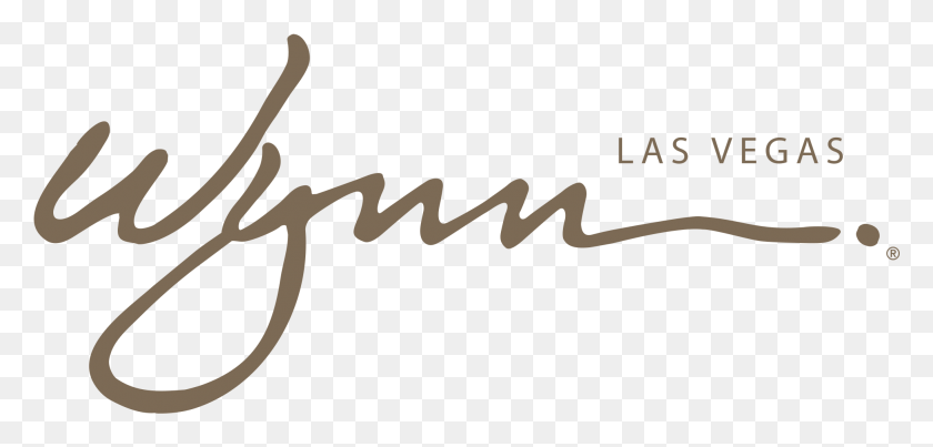 1951x858 Descargar Wynn Las Vegas Logotipo, Texto, Escritura A Mano, Firma Hd Png