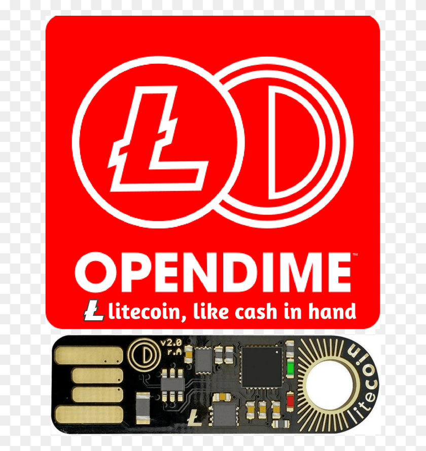 668x830 Opendime Litecoin Stick Для Wp Electronics, Реклама, Плакат, Флаер Png Скачать