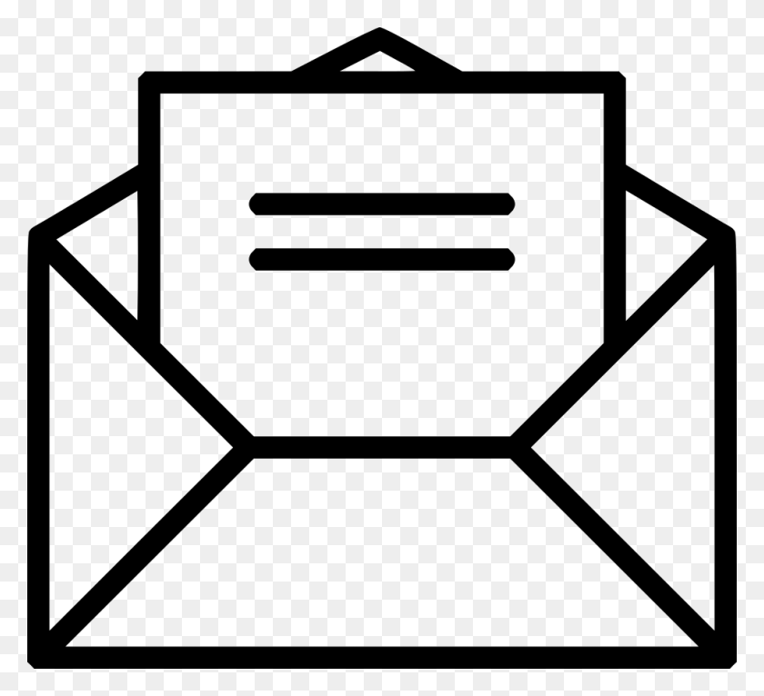 980x888 Opened Mail Comments Open Envelope Icon, Symbol, Mailbox, Letterbox HD PNG Download