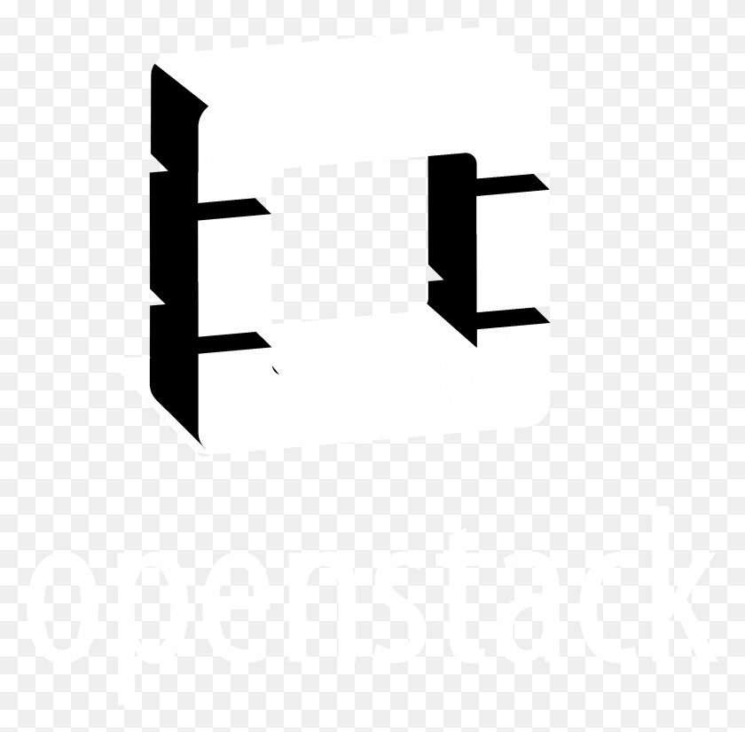 2393x2349 Descargar Png Openstack Logo Caligrafía En Blanco Y Negro, Etiqueta, Texto, Stencil Hd Png