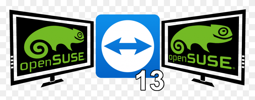 1255x439 Opensuse Teamviewer 13 Angle Graphic Design, Symbol, Text, Light HD PNG Download