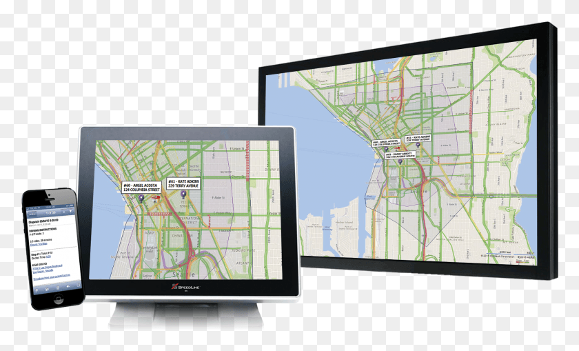1862x1073 Operators To Define Delivery Zones In Livemaps Track Led Backlit Lcd Display, Gps, Electronics, Mobile Phone HD PNG Download