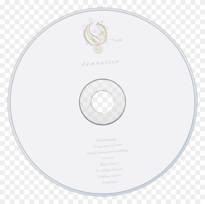 1000x1000 Descargar Png Opeth Damnation Cd Disc Image Opeth, Disco, Dvd Hd Png
