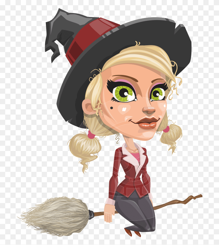 714x881 Ophelia The Biz Witch Personazhi Dlya Adobe Character Animator, Person, Human, Costume HD PNG Download