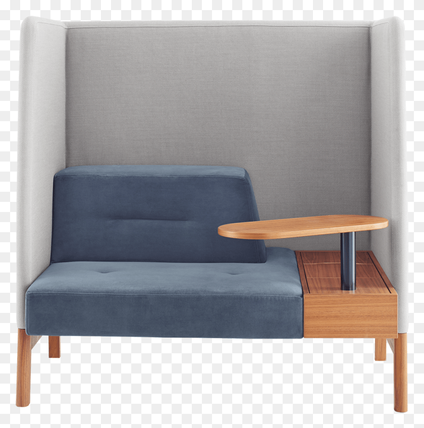957x968 Ophelis Docks Single Seater Club Chair, Furniture, Couch, Wood HD PNG Download