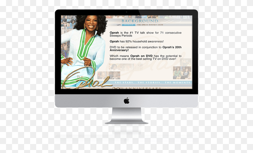 477x450 Oprah Winfrey 20th Anniversary Web Design, Person, Monitor, Screen HD PNG Download