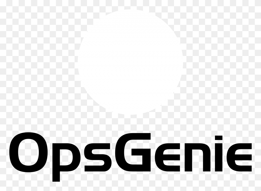 2400x1706 Opsgenie Logo Black And White Opsgenie, Moon, Outer Space, Night HD PNG Download