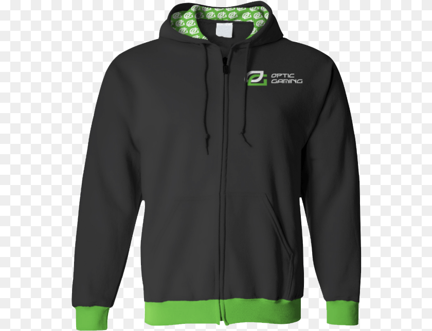 Optic Gaming Hoodie Sweatshirt, Clothing, Coat, Jacket, Knitwear Sticker PNG