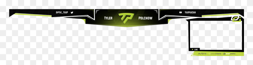 1921x385 Optic Teepverified Account Overlay Yt, Text, Logo, Symbol HD PNG Download