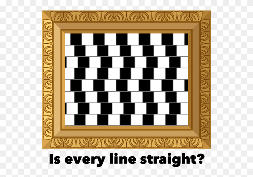 569x528 Optical Illusion Art Gallery Messages Sticker 1 Cutting Board Cool Design, Rug, Game, Chess HD PNG Download