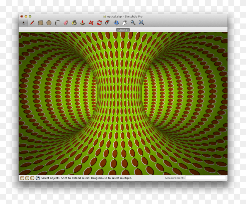 1005x819 Optical Illusions In Sketchup Circle, Pattern, Rug, Ornament HD PNG Download