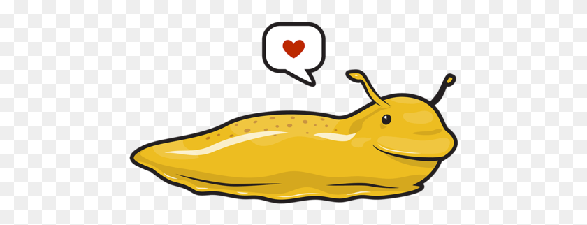 472x262 Optimized Banana Slug Hq Cliparts Cartoon Transparent Banana Slug, Animal, Invertebrate, Sea Life HD PNG Download