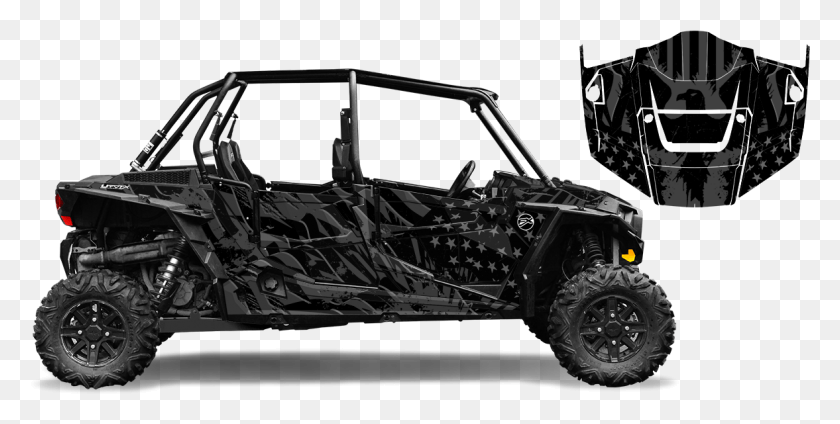 1177x550 Options Black American Flag Car Wrap, Buggy, Vehicle, Transportation HD PNG Download