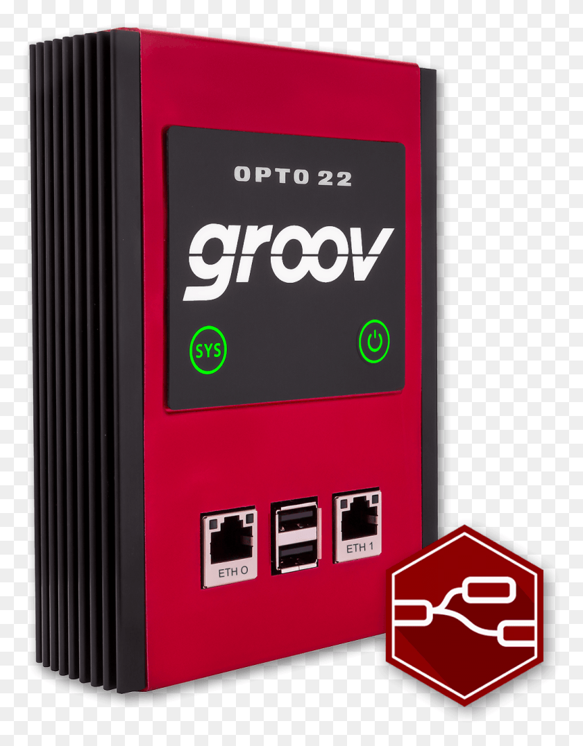 1040x1355 Opto 22 Iot Groov С Узлом Red Node Red Industrial Iot, Электроника, Машина, Жк-Экран Png Скачать