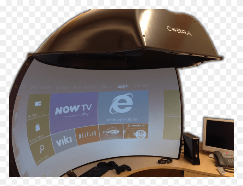 1632x1224 Optoma Amp Cobra Announce Console Compatibility For The Curved Screen Projector, Monitor, Electronics, Display HD PNG Download