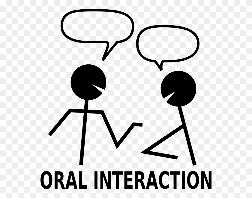 570x598 Oral Clipart Oral Clipart Talking Clipart Black And White, Text, Triangle, Word HD PNG Download