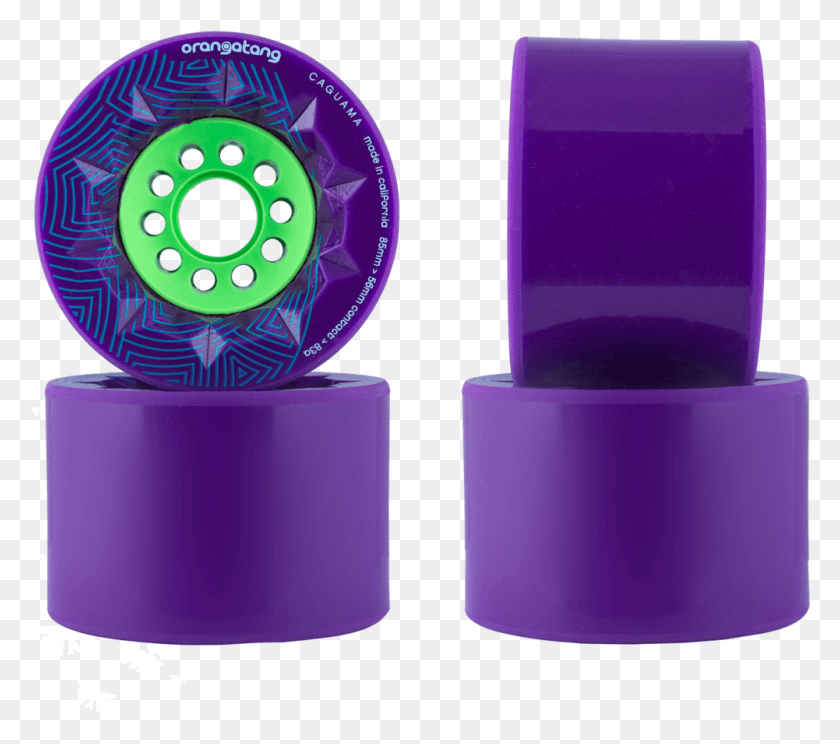 1001x879 Descargar Png / Orangatang Wheels Caguama, Purple, Reel, Tape Hd Png