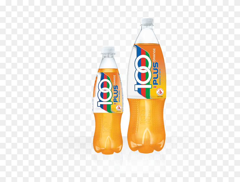 752x577 Orange 100 Plus Can And Bottle, Soda, Beverage, Drink HD PNG Download