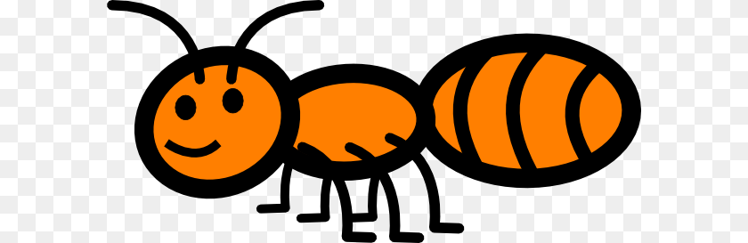 600x273 Orange Ant Clip Art, Animal, Insect, Invertebrate Clipart PNG