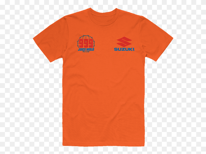 575x570 Orange Barbed Wire Ss Tee T Shirt, Clothing, Apparel, T-shirt HD PNG Download