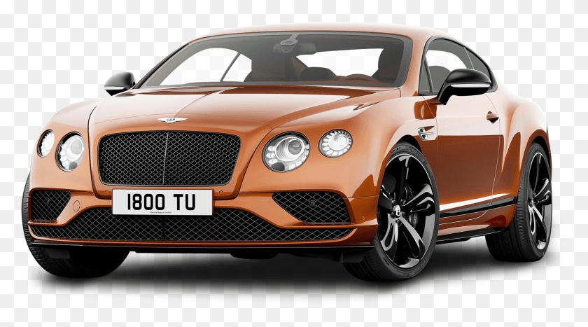 1777x929 Оранжевый Bentley Continental Gt Speed ​​Car Bentley Continental Gt Coupe 2017, Автомобиль, Транспорт, Автомобиль Hd Png Скачать