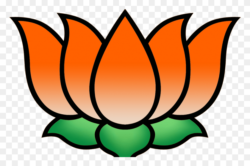 958x613 Orange Bjp Logo Bharatiya Janata Party, Pattern HD PNG Download