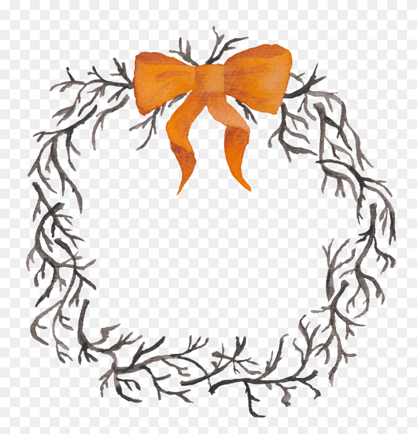 885x924 Orange Bow Tie Rattan Halloween Transparent Material Shoelace Knot, Animal, Invertebrate HD PNG Download