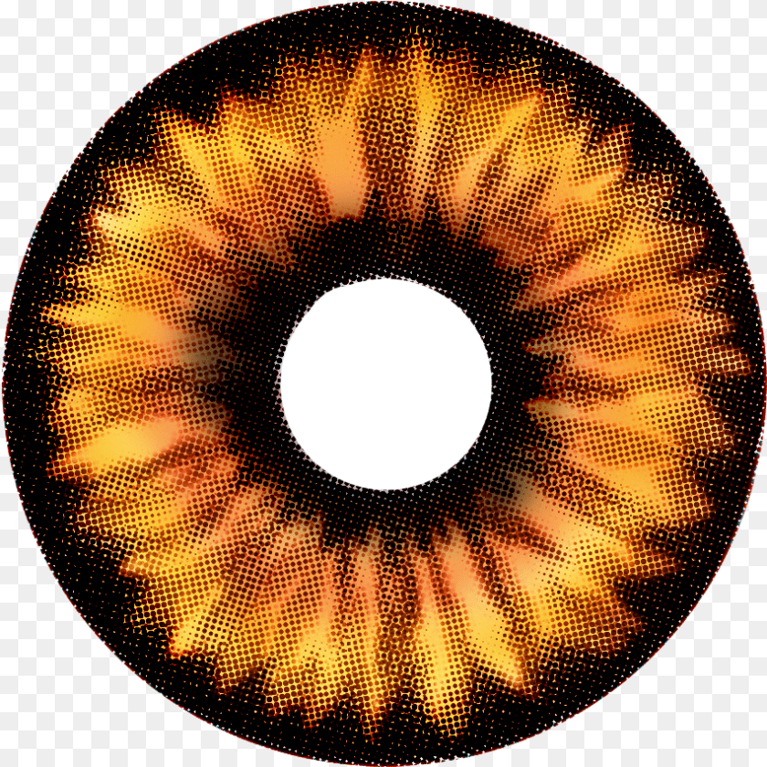 Orange Eye Lenses, Person, Accessories, Head, Fire Sticker PNG
