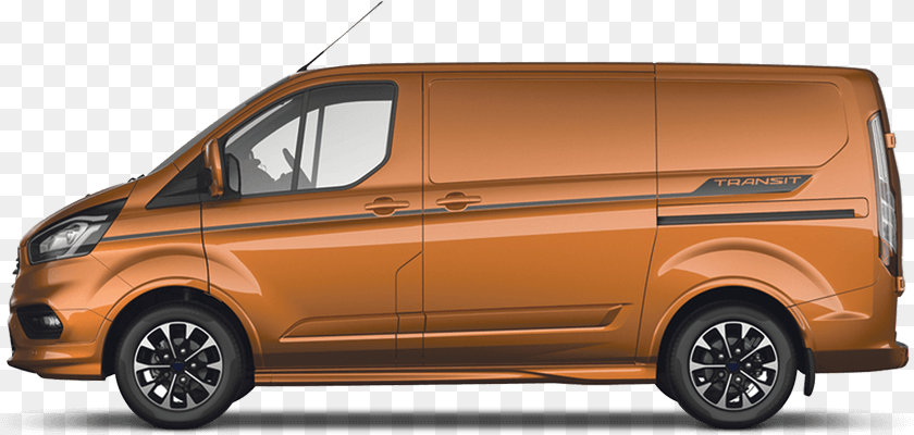 840x400 Orange Glow Ford Transit Custom 2020 Side, Transportation, Van, Vehicle, Car Transparent PNG