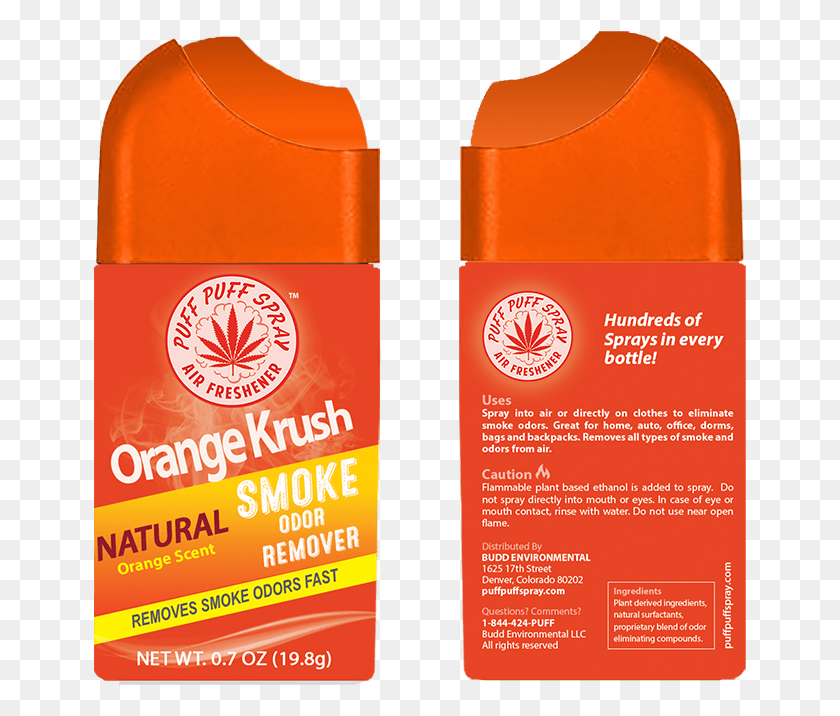 653x656 Orange Krush Smoke Odor Eliminator Label, Text, Bottle, Cosmetics HD PNG Download