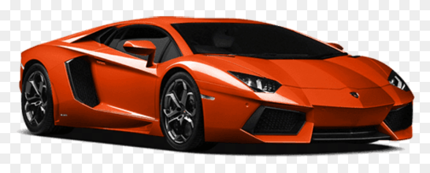 850x304 Orange Lamborghini Images Background Lamborghini Aventador, Car, Vehicle, Transportation HD PNG Download