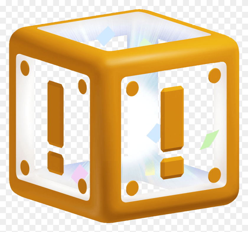 989x919 Orange Mystery Box Super Mario 3d World Mystery Box, Text, Number, Symbol HD PNG Download